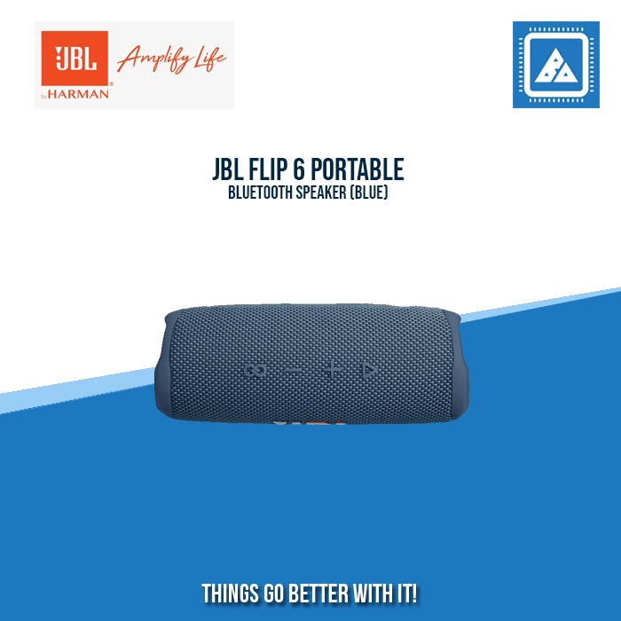 JBL FLIP 6 PORTABLE BLUETOOTH SPEAKER (BLUE) JBL FLIP 6 PORTABLE BLUETOOTH SPEAKER (BLUE)
